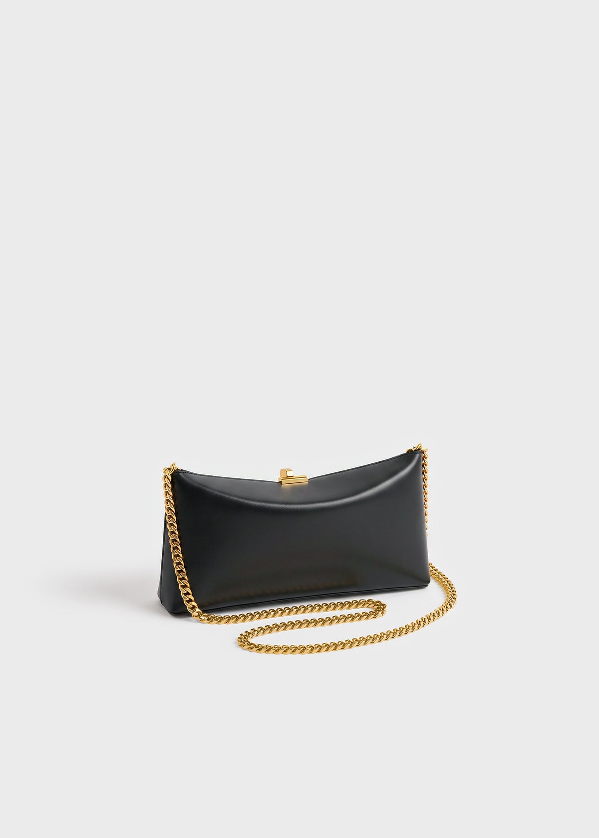 T-lock leather slim black