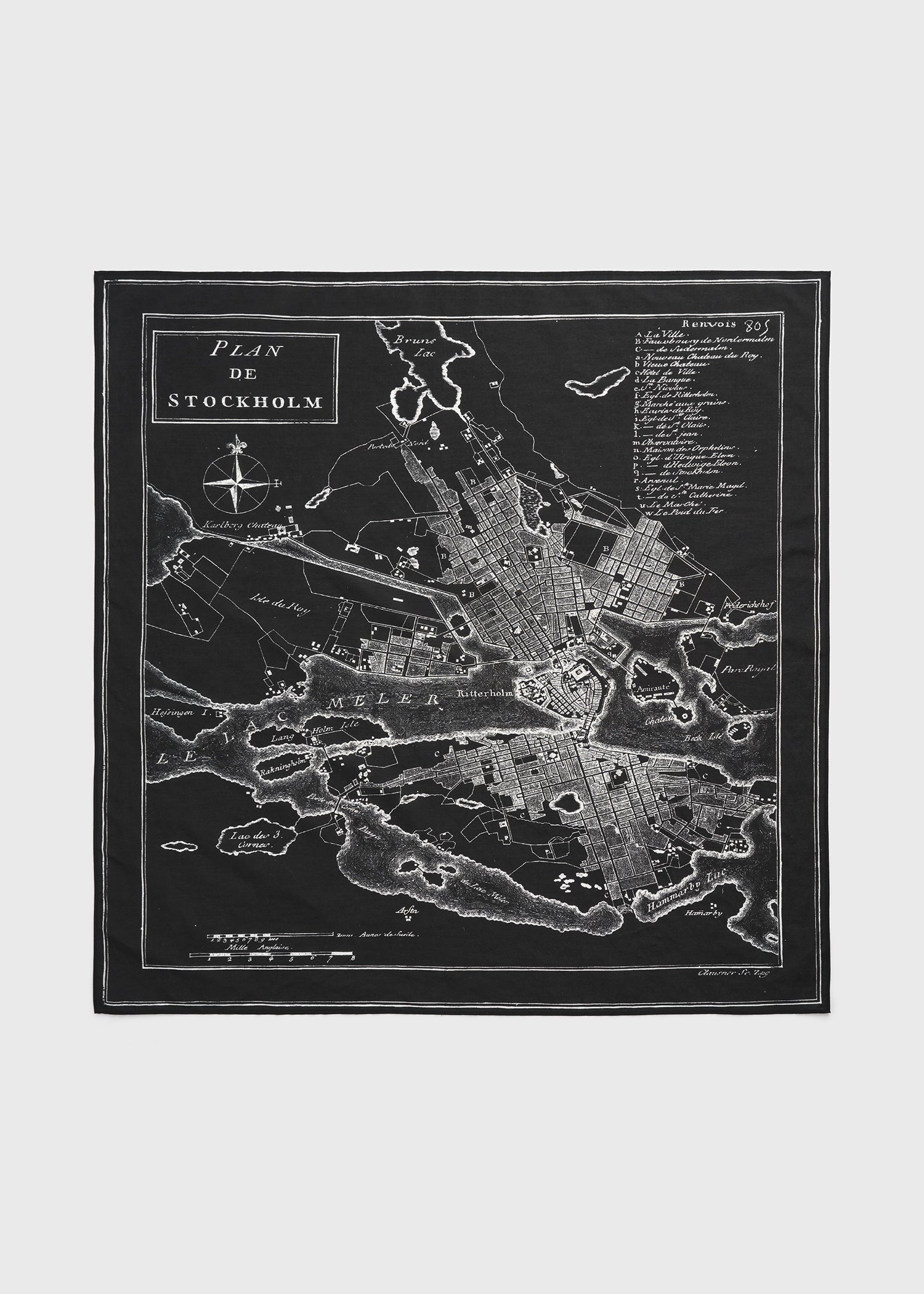 Stockholm bandana black