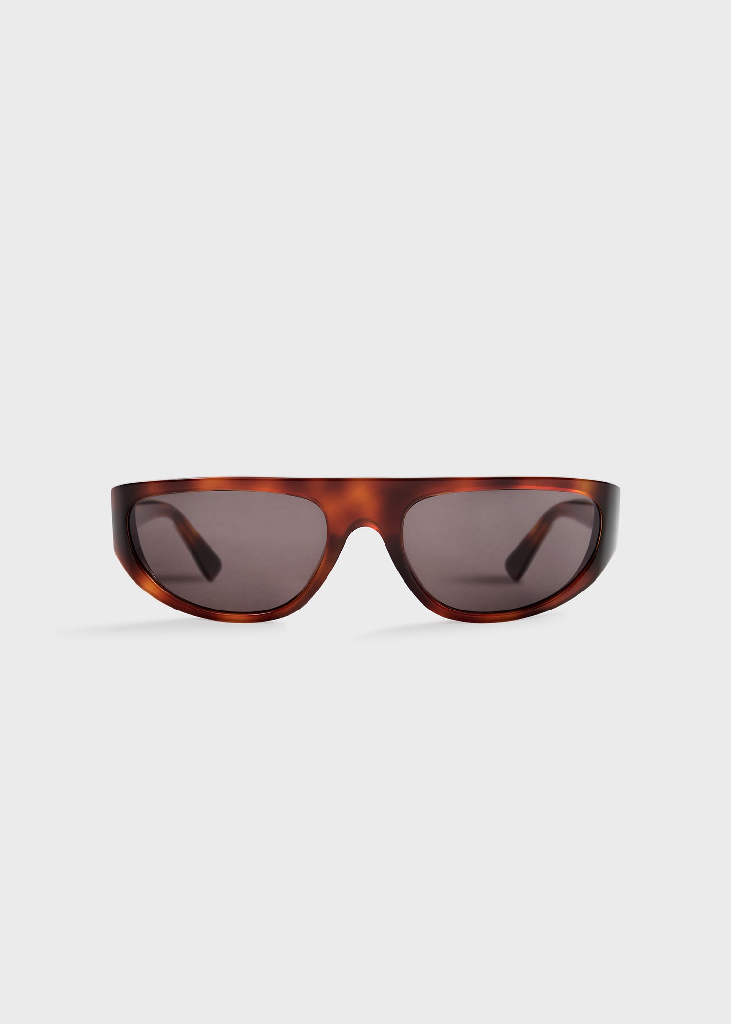 Shield sunglasses dark havana