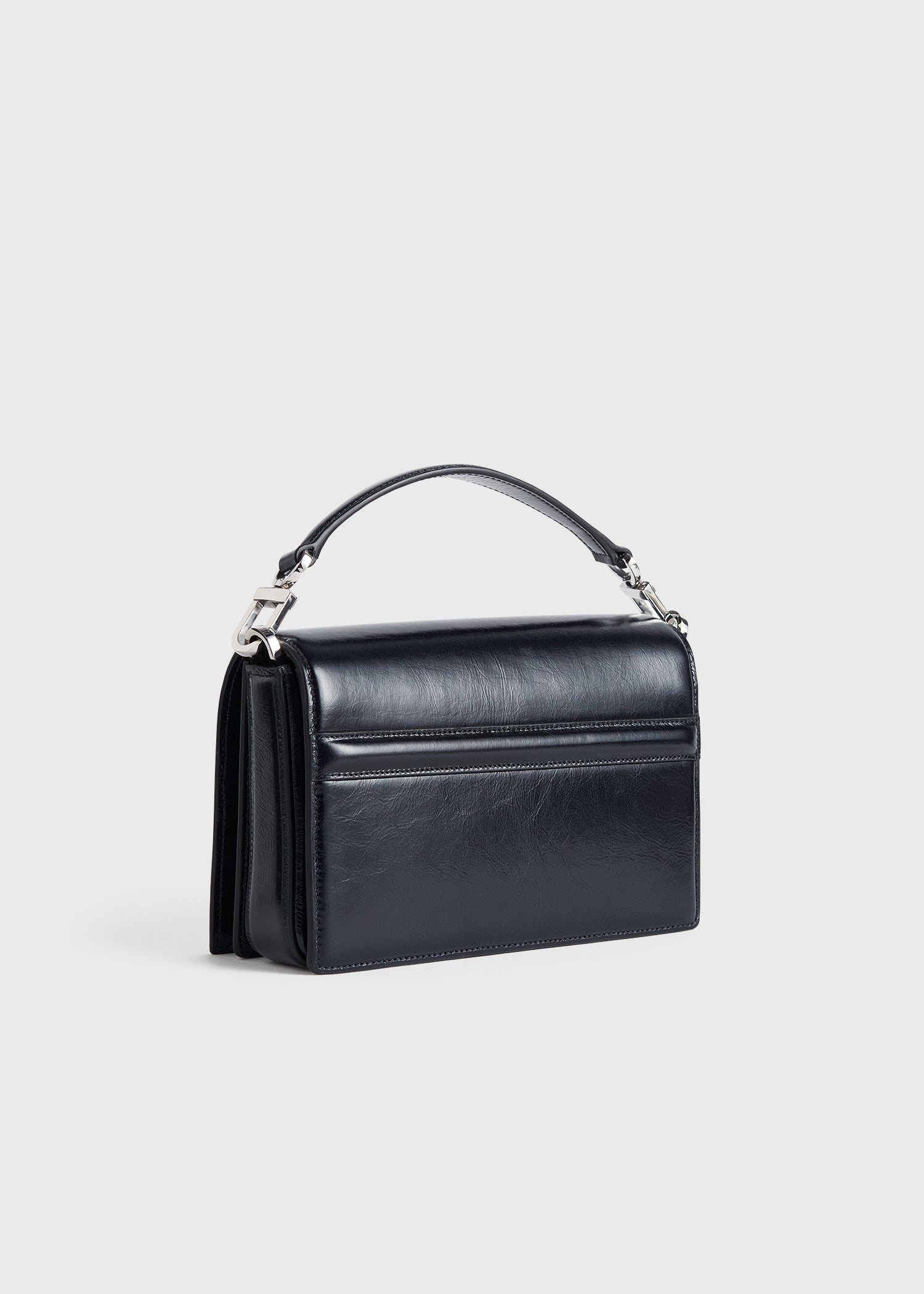Mini T-flap naplack bag navy