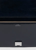 Mini T-flap naplack bag navy