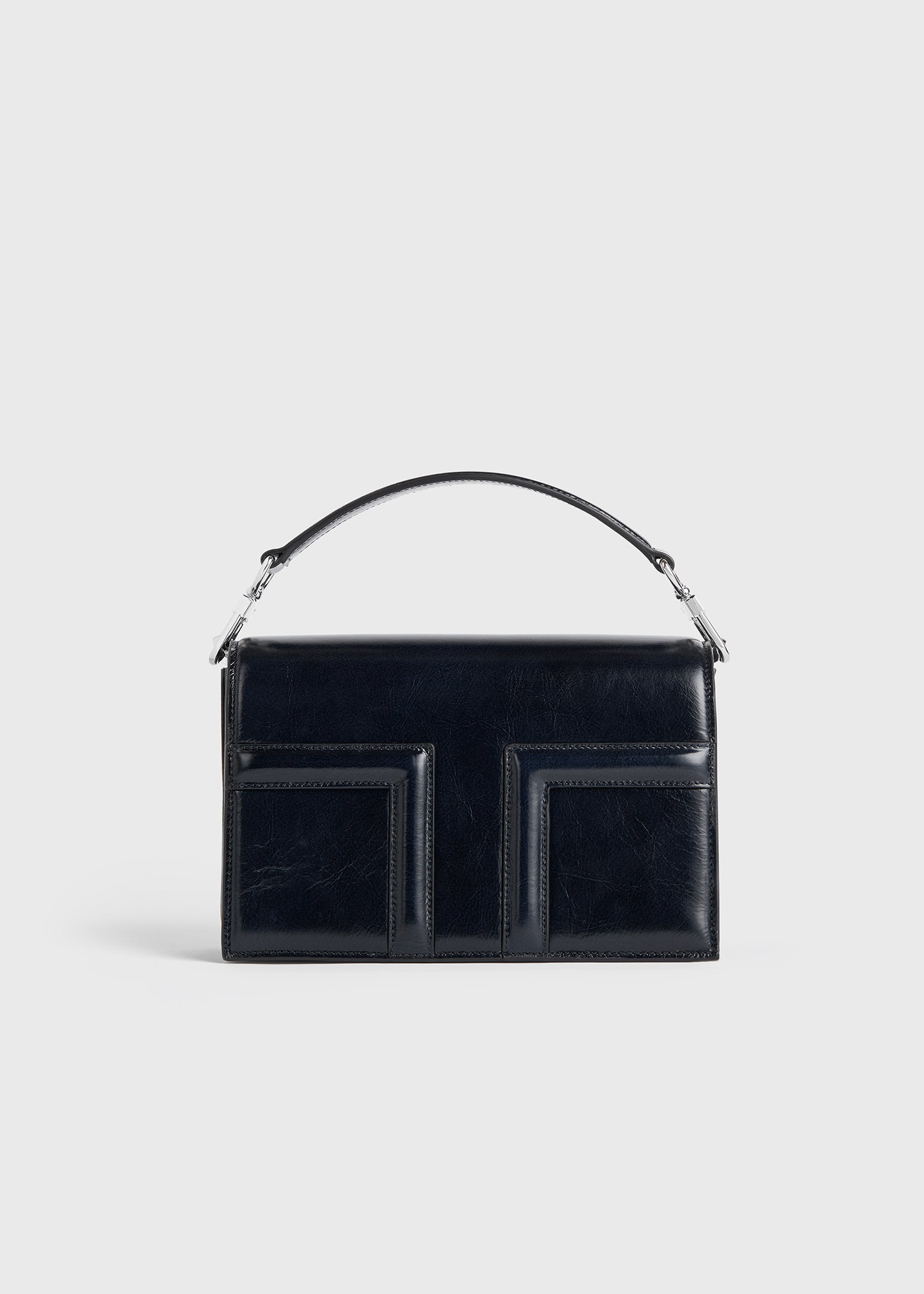 Mini T-flap naplack bag navy