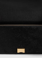Mini T-flap pony hair bag black
