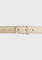 Pony hair belt sand
