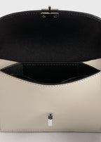 T-lock leather cardholder fawn