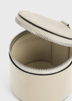 Leather jewelry box fawn