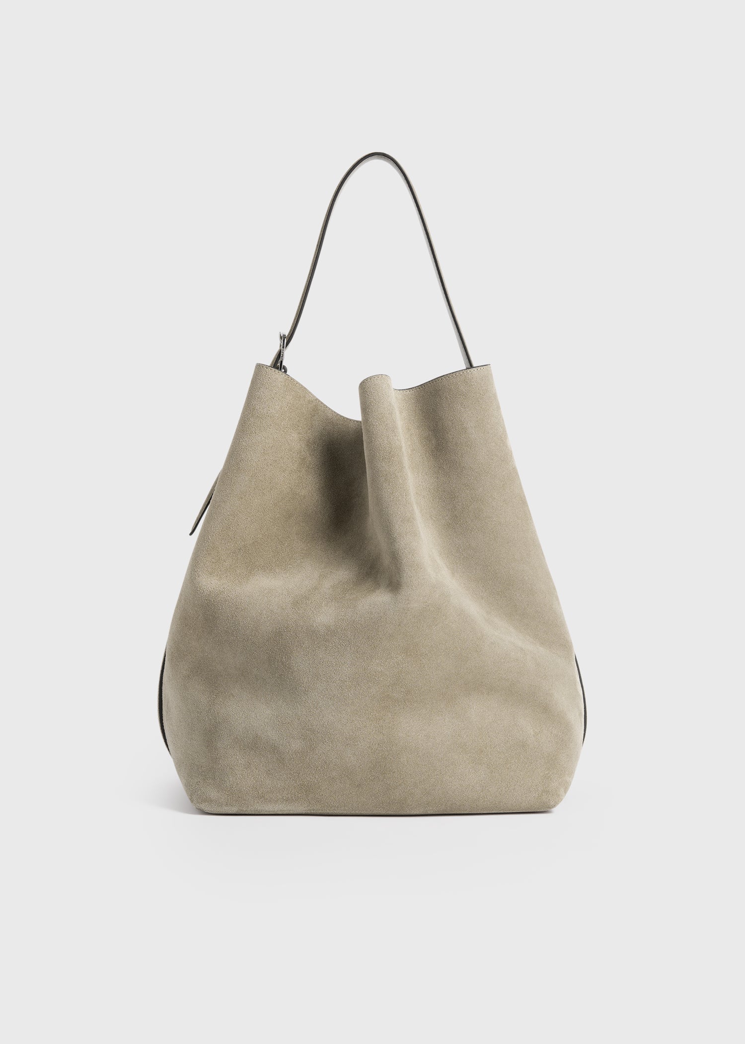 Belted suede tote desert from Toteme - $875