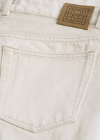 Low slim denim ecru