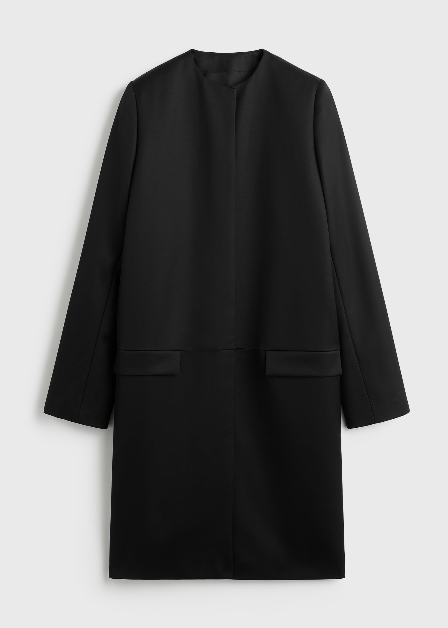 Chintz coat black