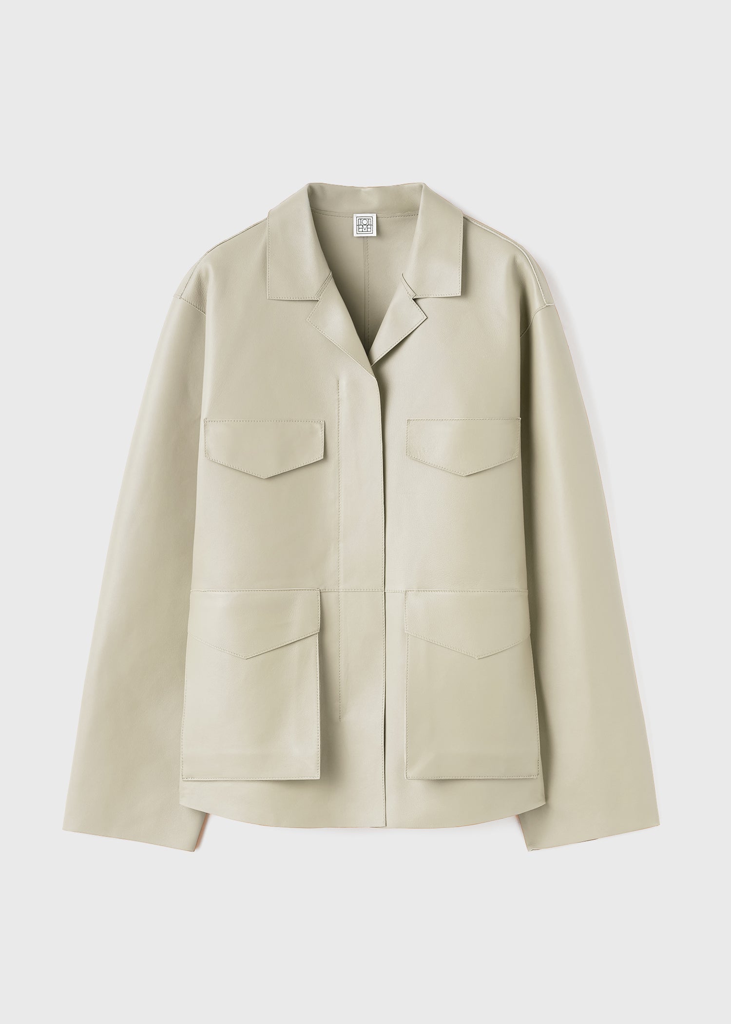 Army leather jacket peanut