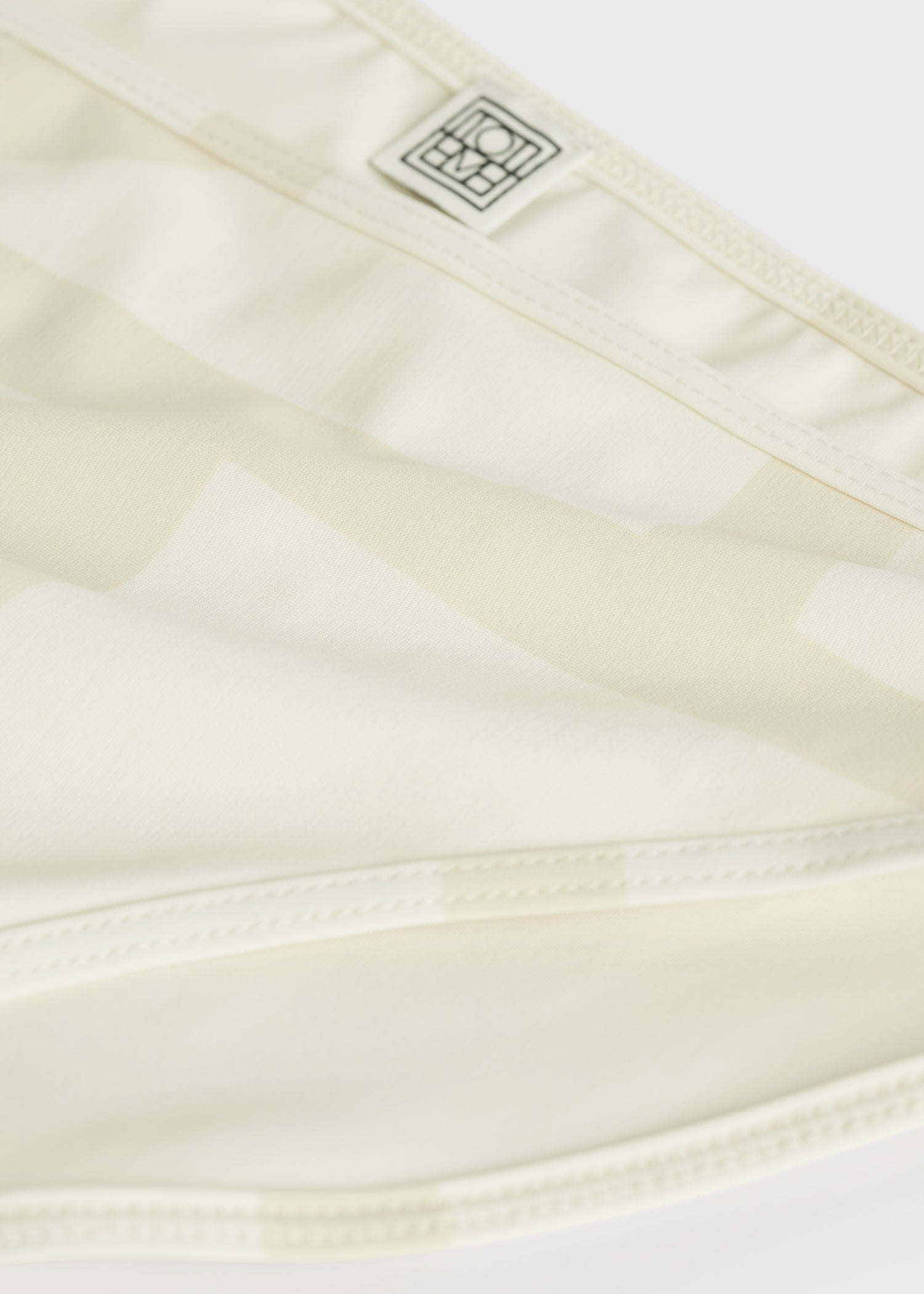 Monogram bikini bottoms ecru/straw