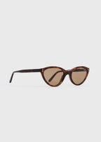 Cateye sunglasses dark havana