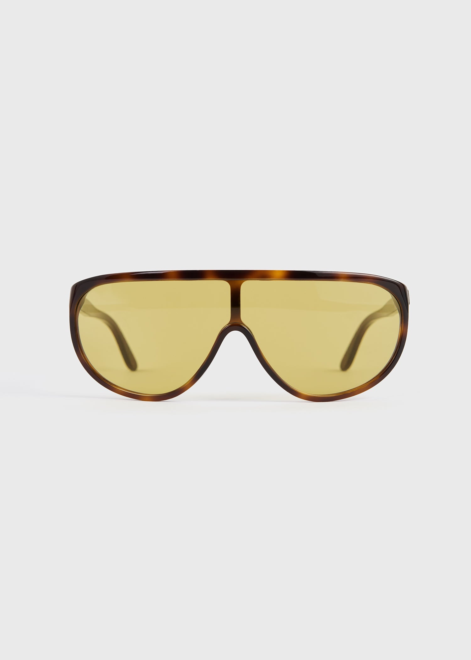 Shield aviator sunglasses dark havana from Toteme - $460