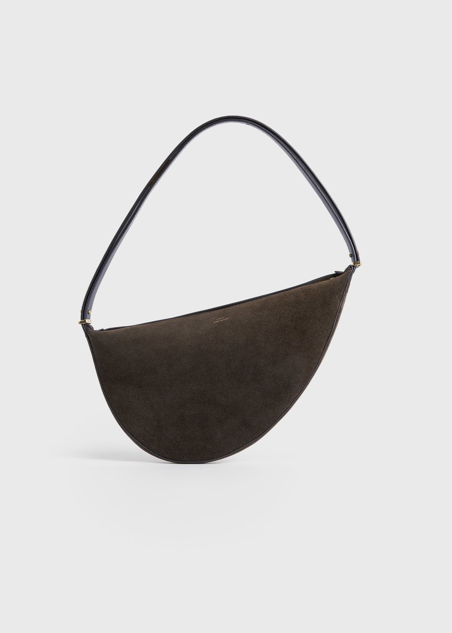 Suede scooped sling pepper