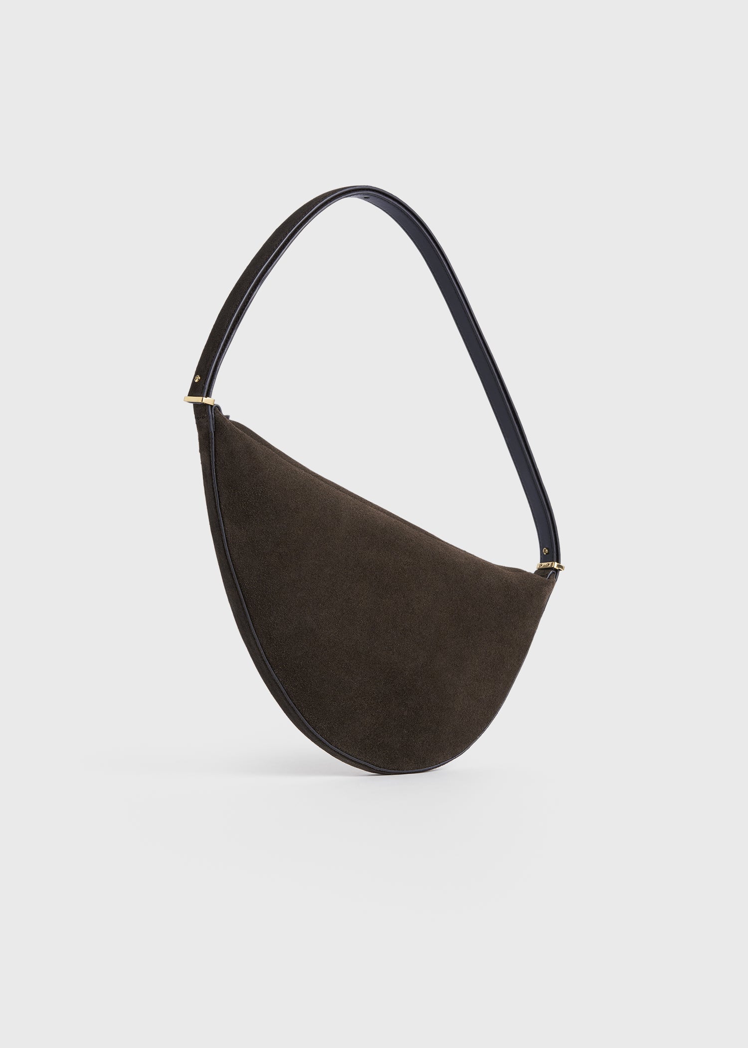 Suede scooped sling pepper
