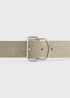 Swirl suede belt desert