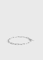 Chain bracelet 18kt white gold