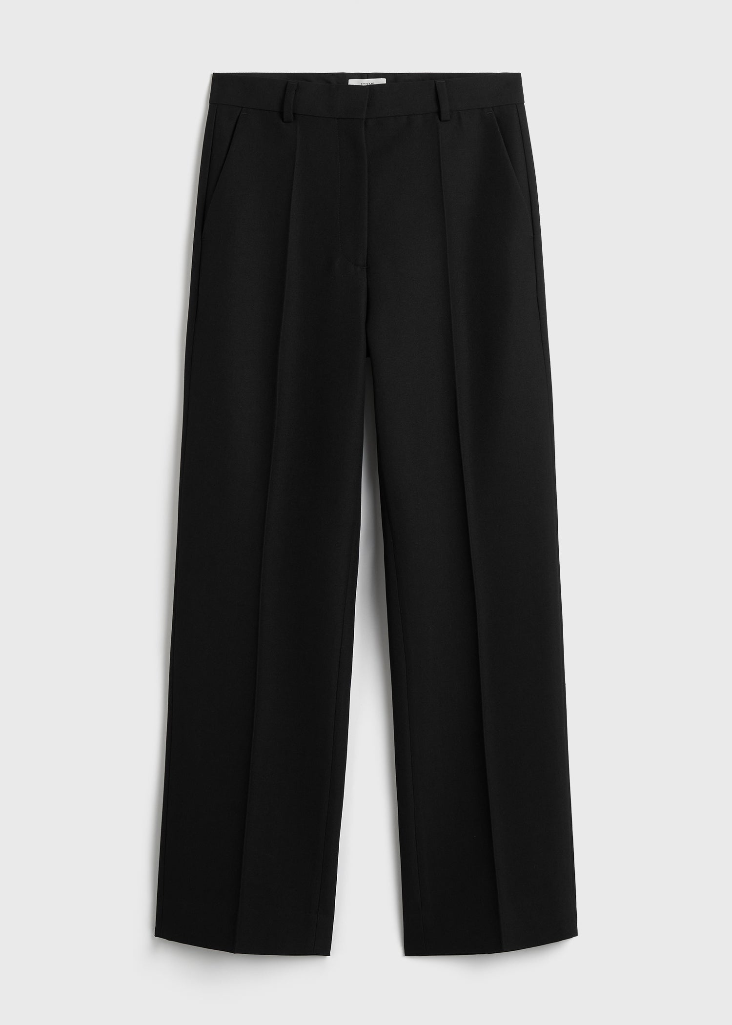 Straight suit trousers black