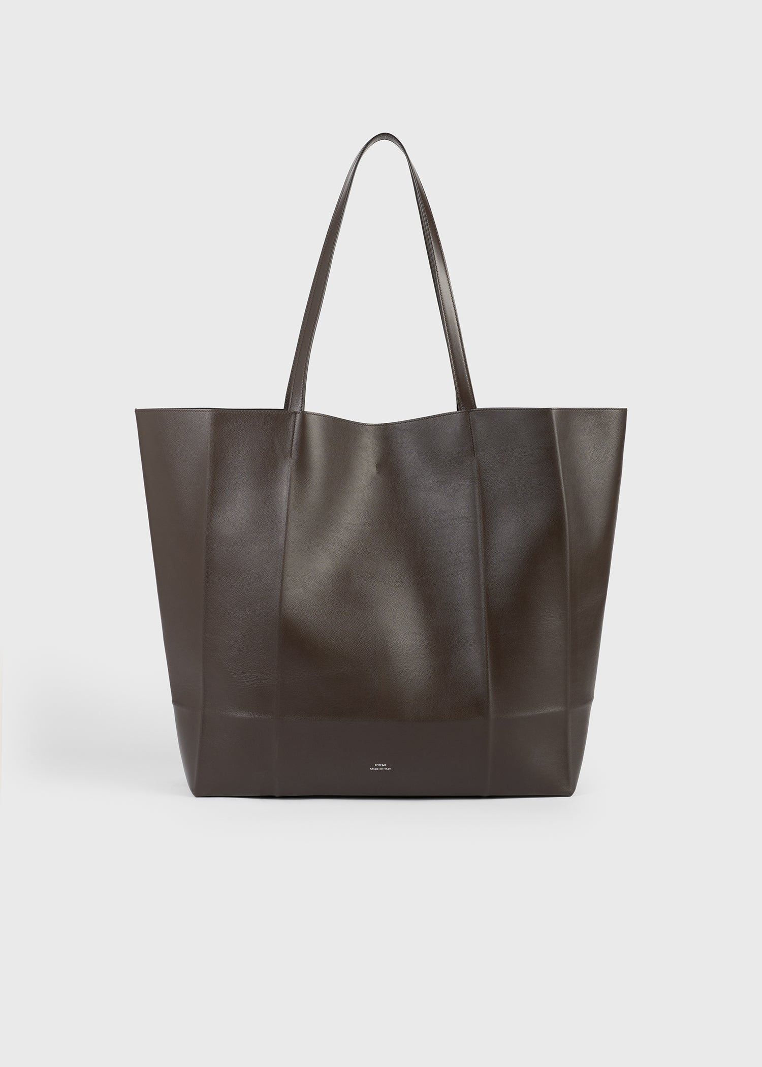 Roam leather tote brown from Toteme - $1,290