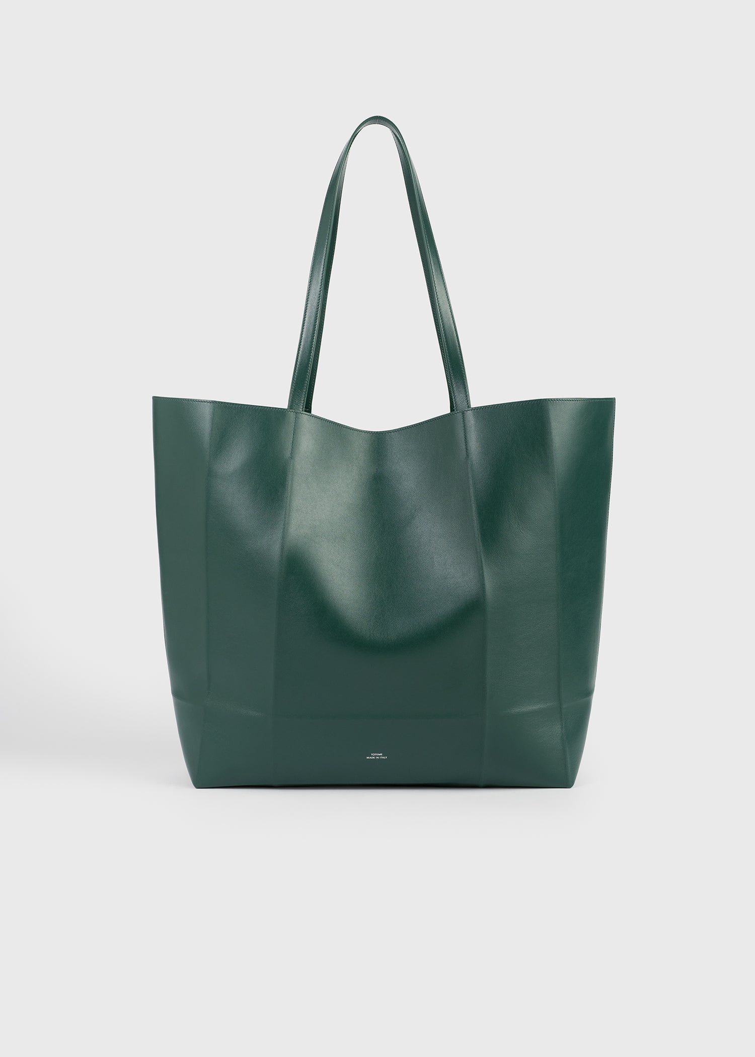 Roam leather tote dark green from Toteme - $1,290