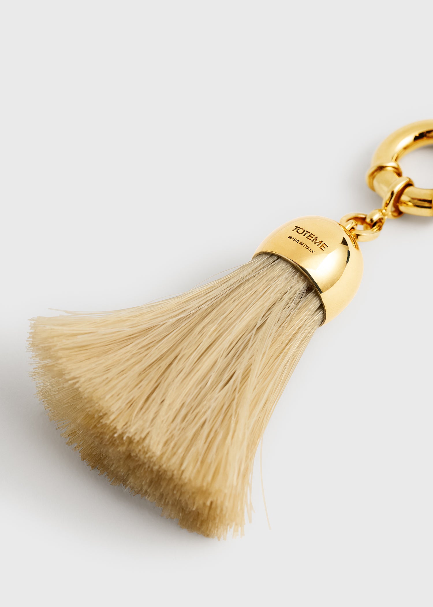 Horsehair charm gold