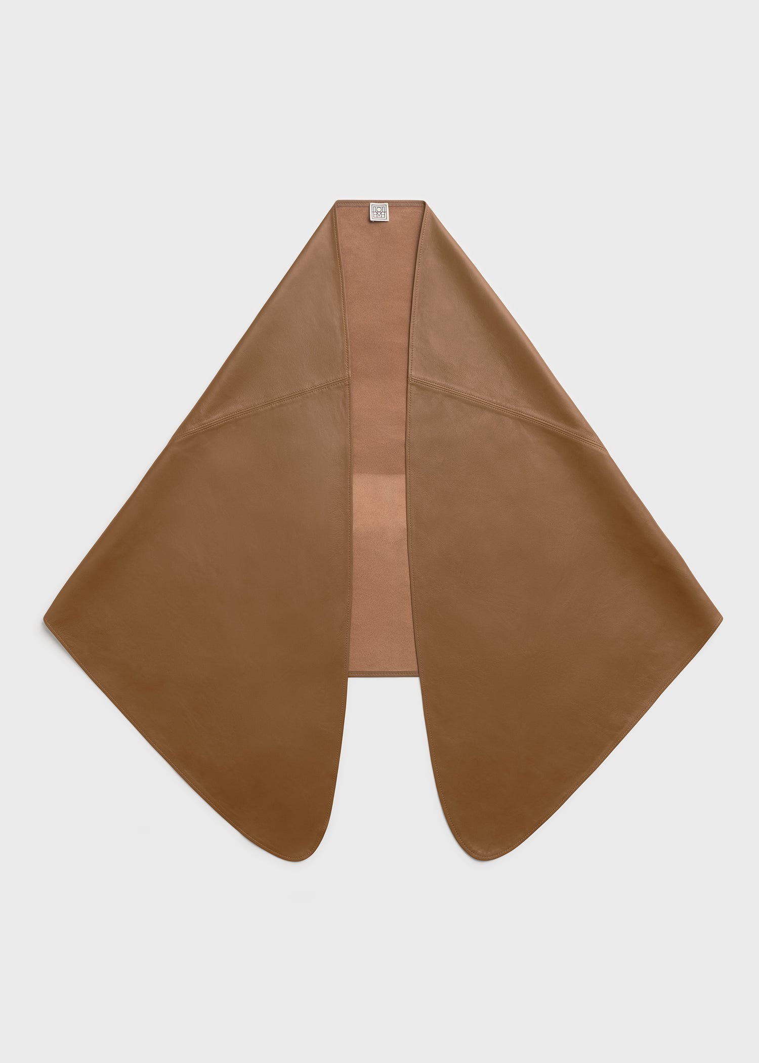 Big leather scarf copper from Toteme - $1,360