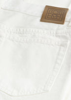 Wide leg denim ecru