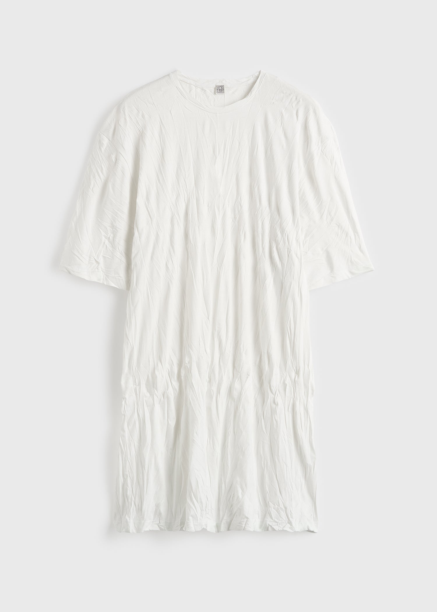 Relaxed tee dress off-white TOTEME Relaxed tee dress off-white TOTEME