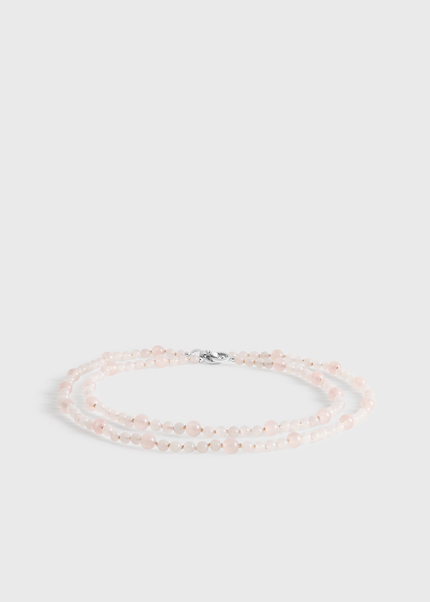 Infinity bead necklace bloom