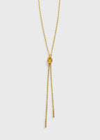 Rope lariat gold