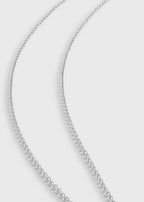 Rope lariat silver