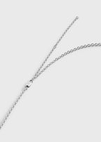 Rope lariat silver