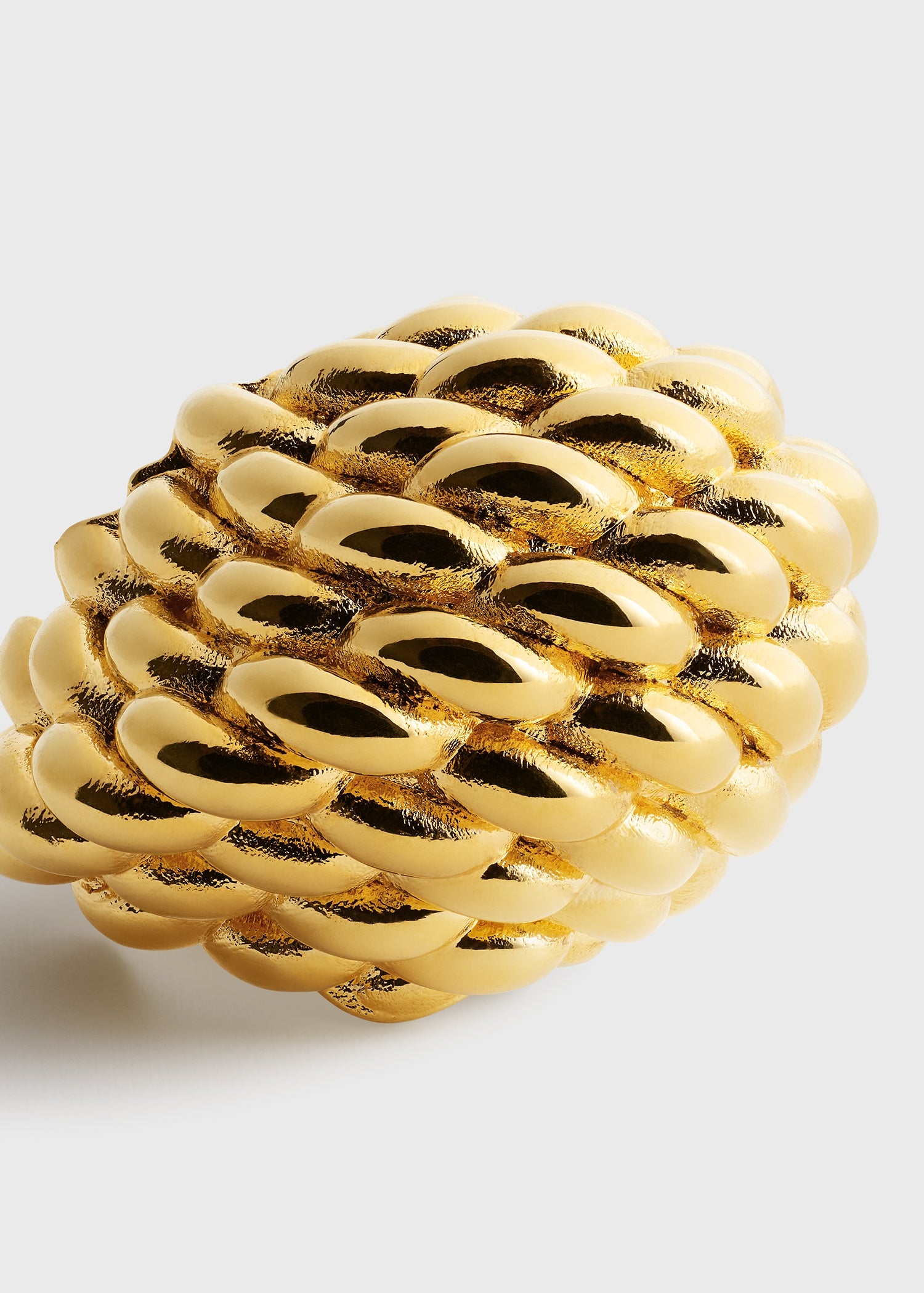 Rope hoops gold