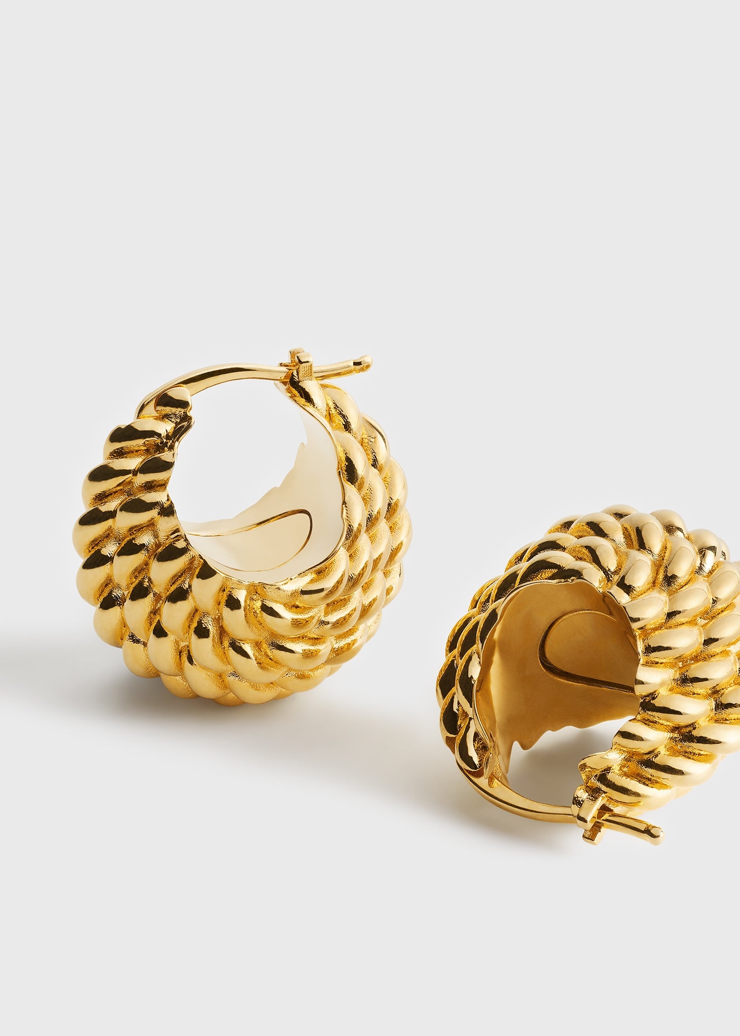 Rope hoops gold