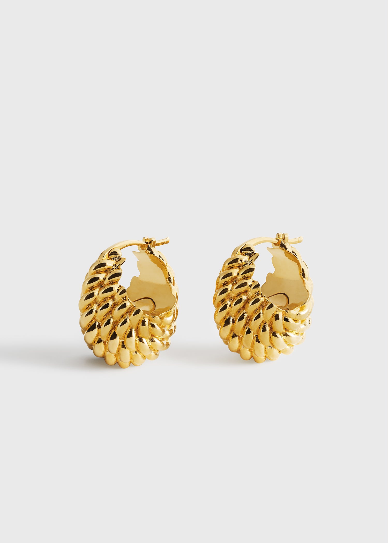 Rope hoops gold
