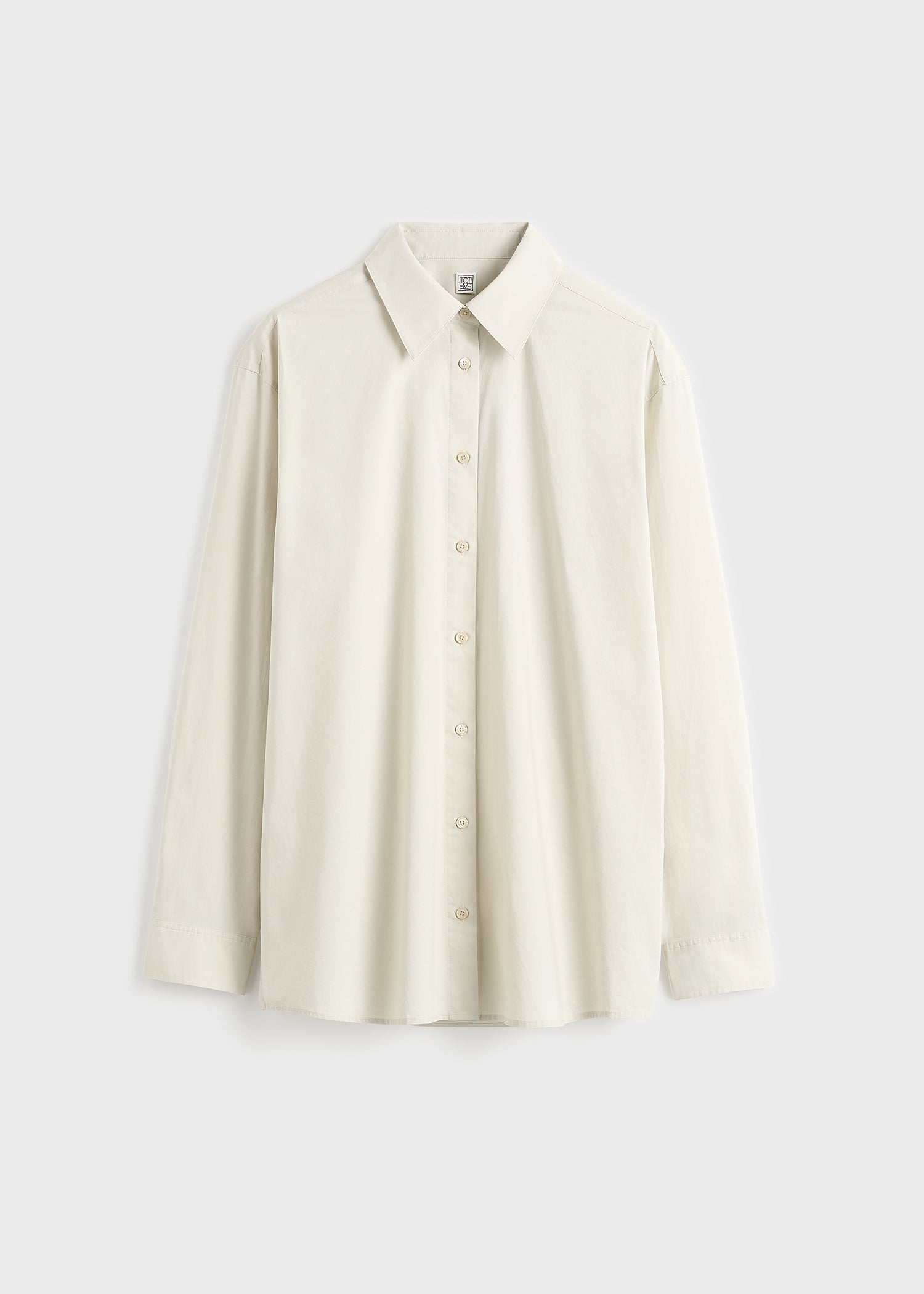 Classic tumbled shirt pebble – TOTEME