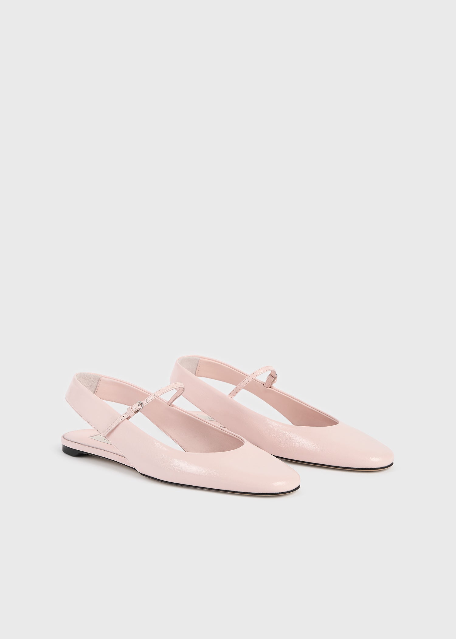 Slingback naplack mary janes flamingo