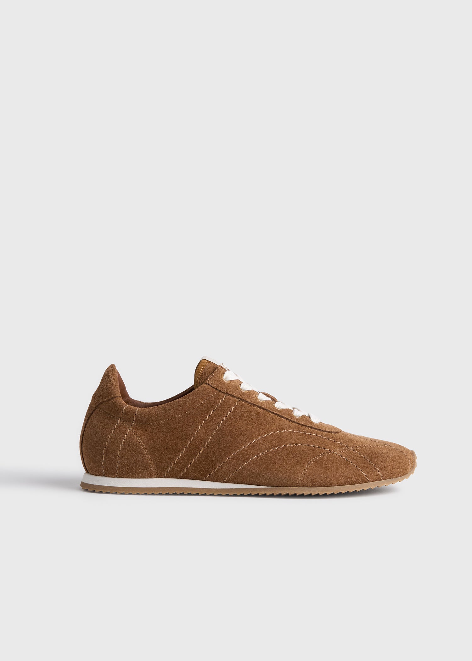 Flex suede sneakers copper