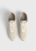 Flex suede sneakers stone