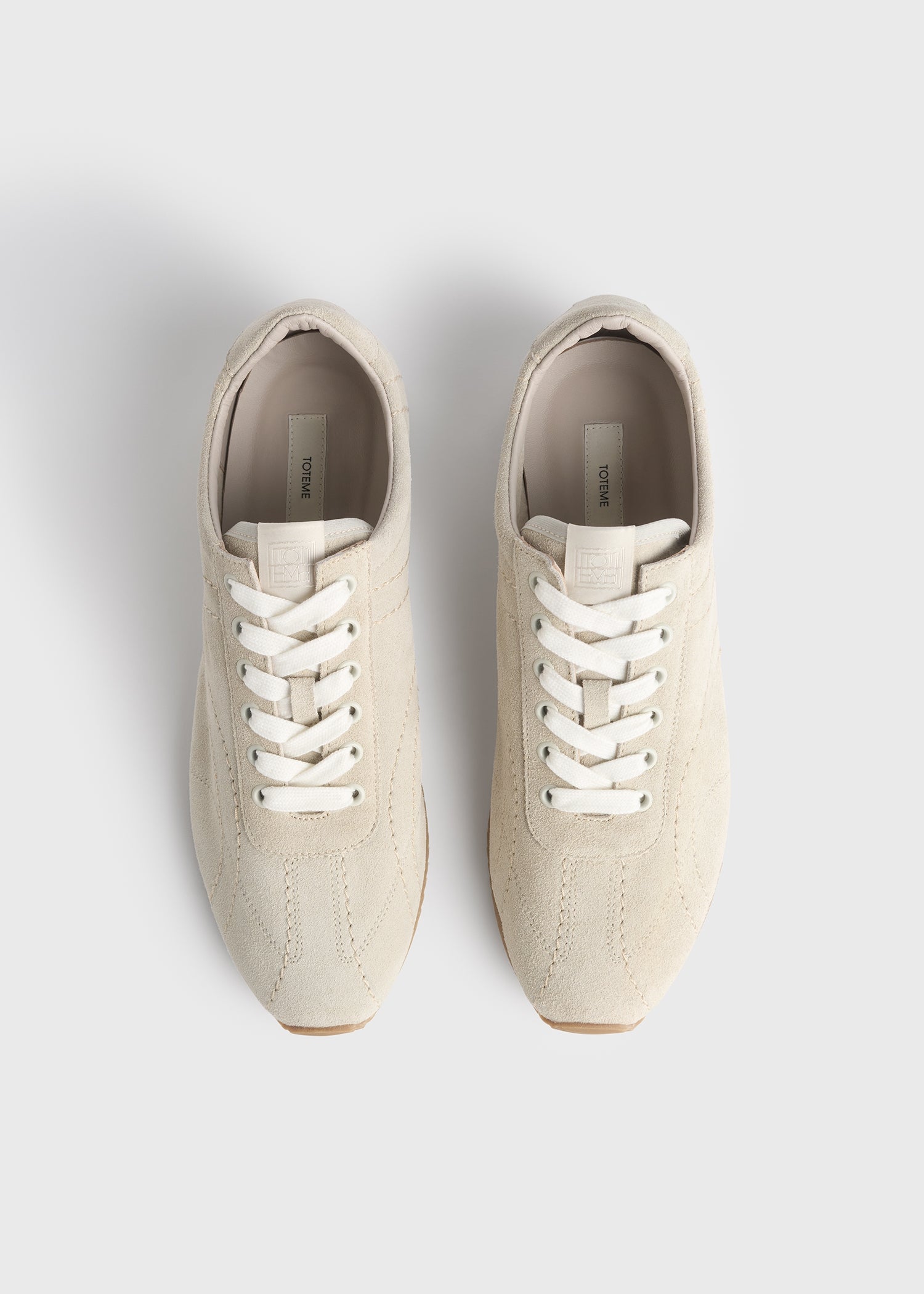 Flex suede sneakers stone