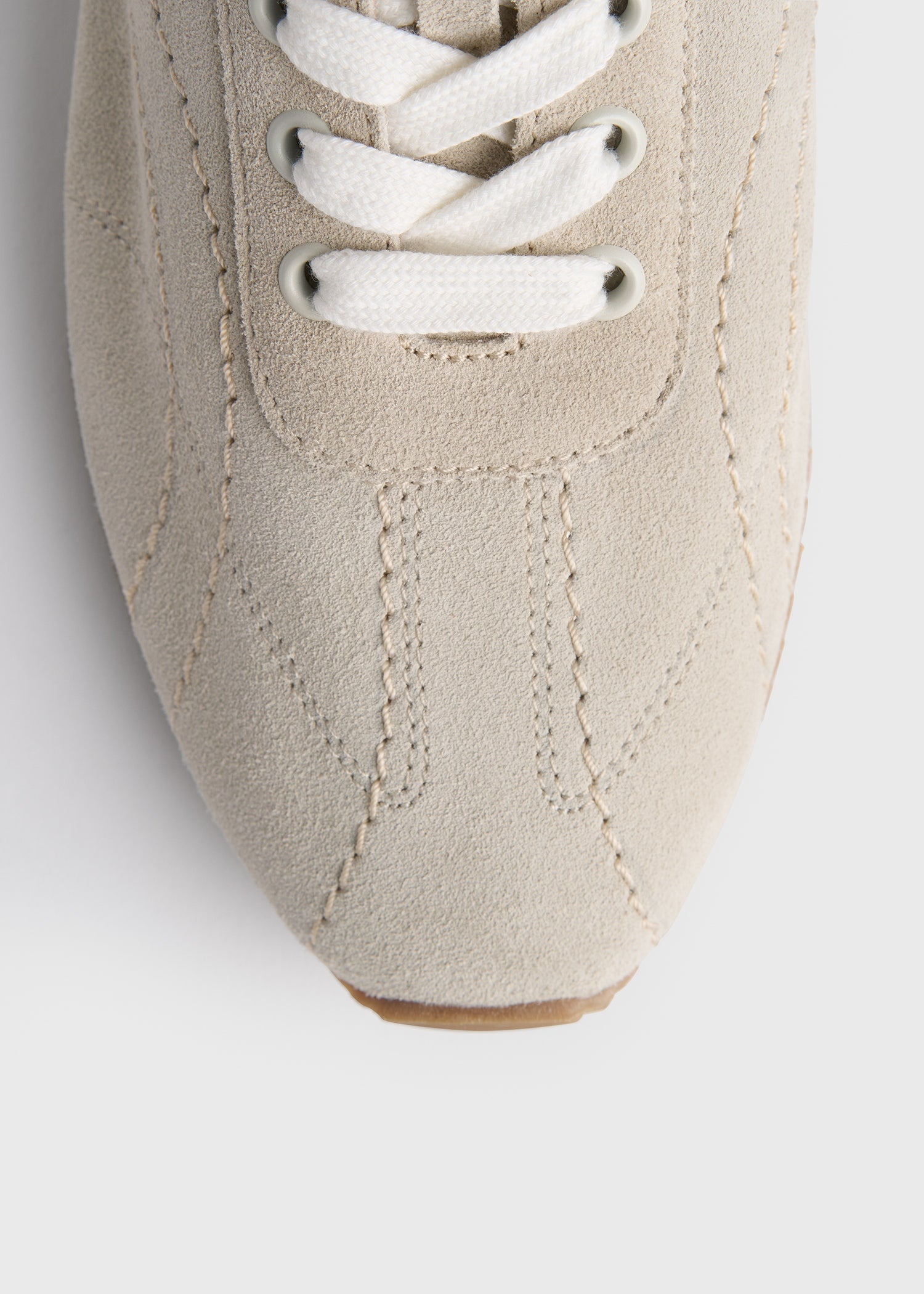 Flex suede sneakers stone