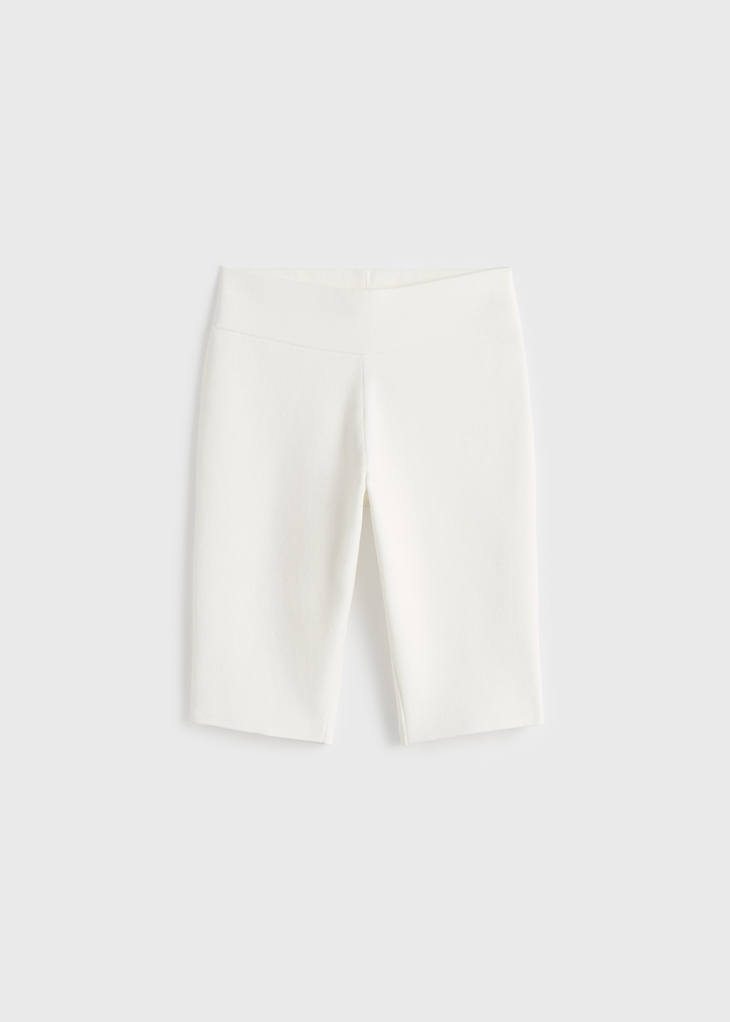 Capri knit shorts off-white