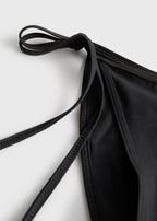 Scoop bikini bottoms black