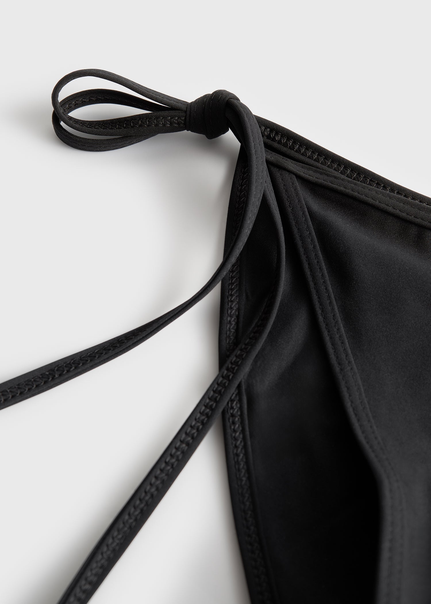 Scoop bikini bottoms black