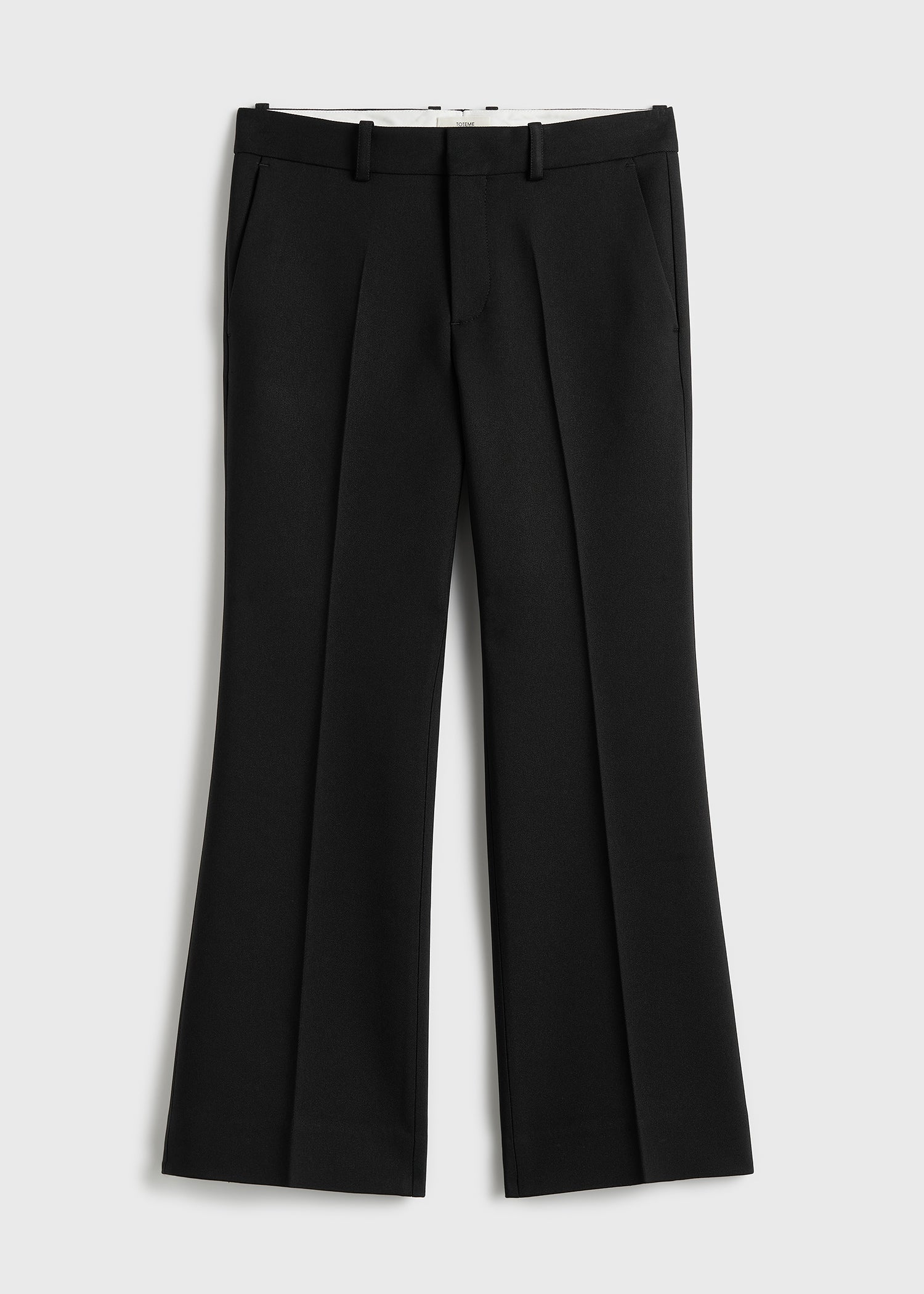 Kick flare trousers black – TOTEME