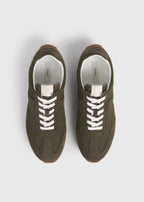 Sport sneakers dark olive