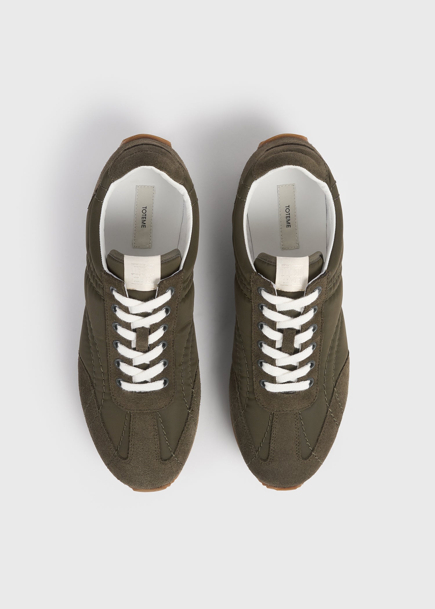 Sport sneakers dark olive