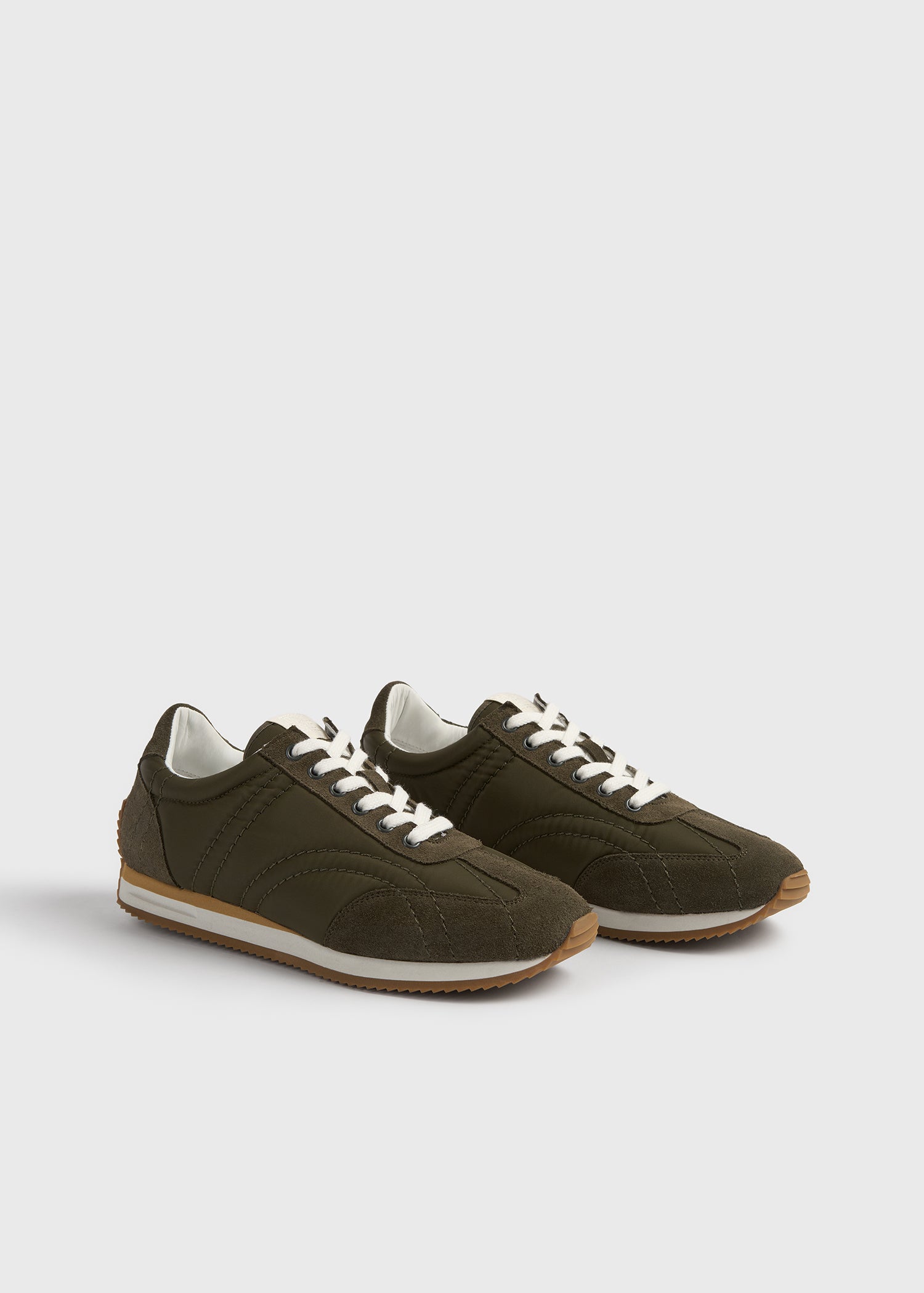 Sport sneakers dark olive