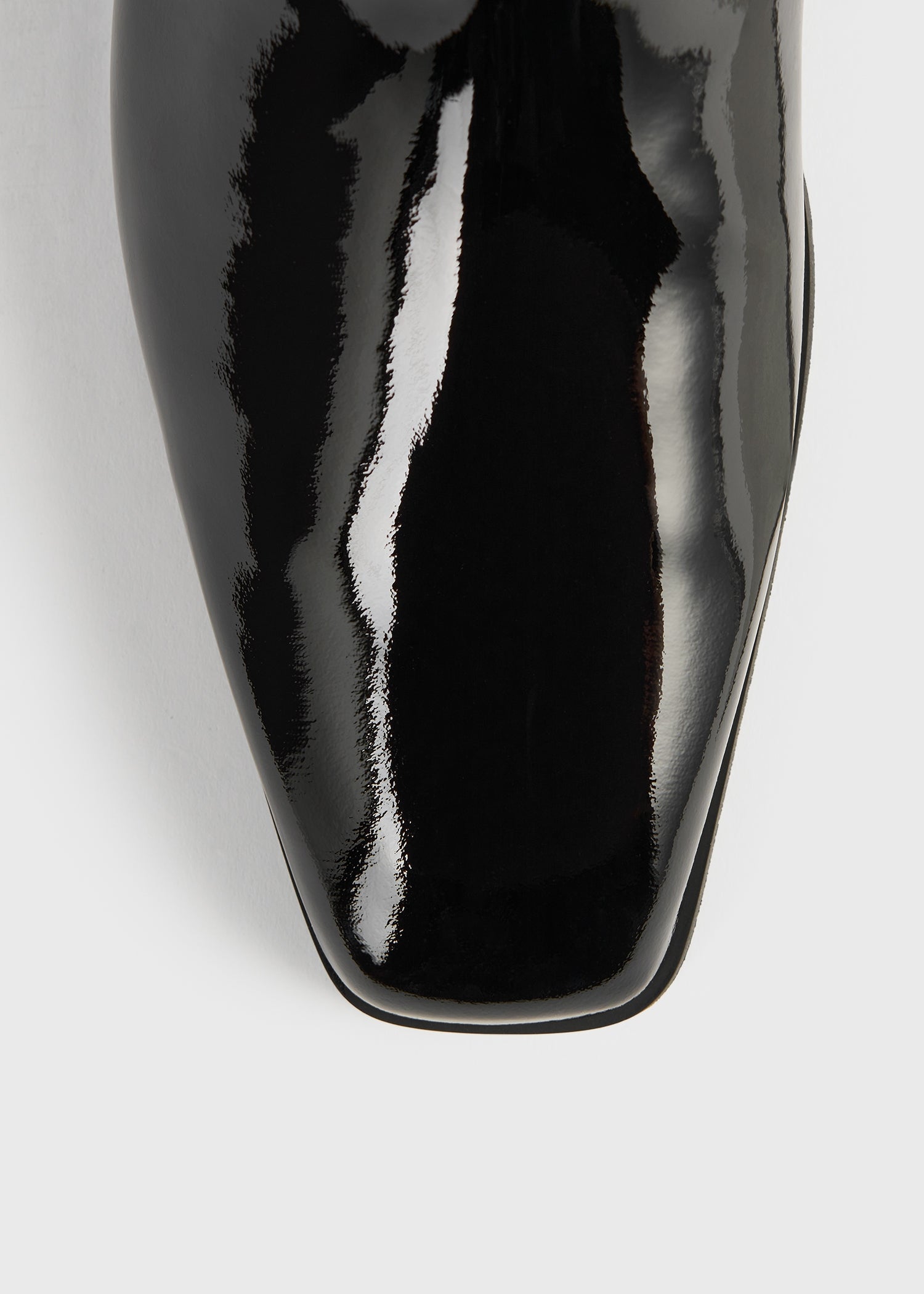 Shearling riding boots black/beige