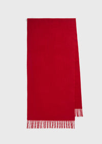 Cashmere scarf red
